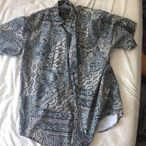 Vintage Bugle Boy Short-Sleeve Button-Up
